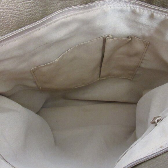 Womens Red Corduroy Tote Shoulder Bag Floral Gold Piping & Handles Flat Bottom - Picture 4 of 9